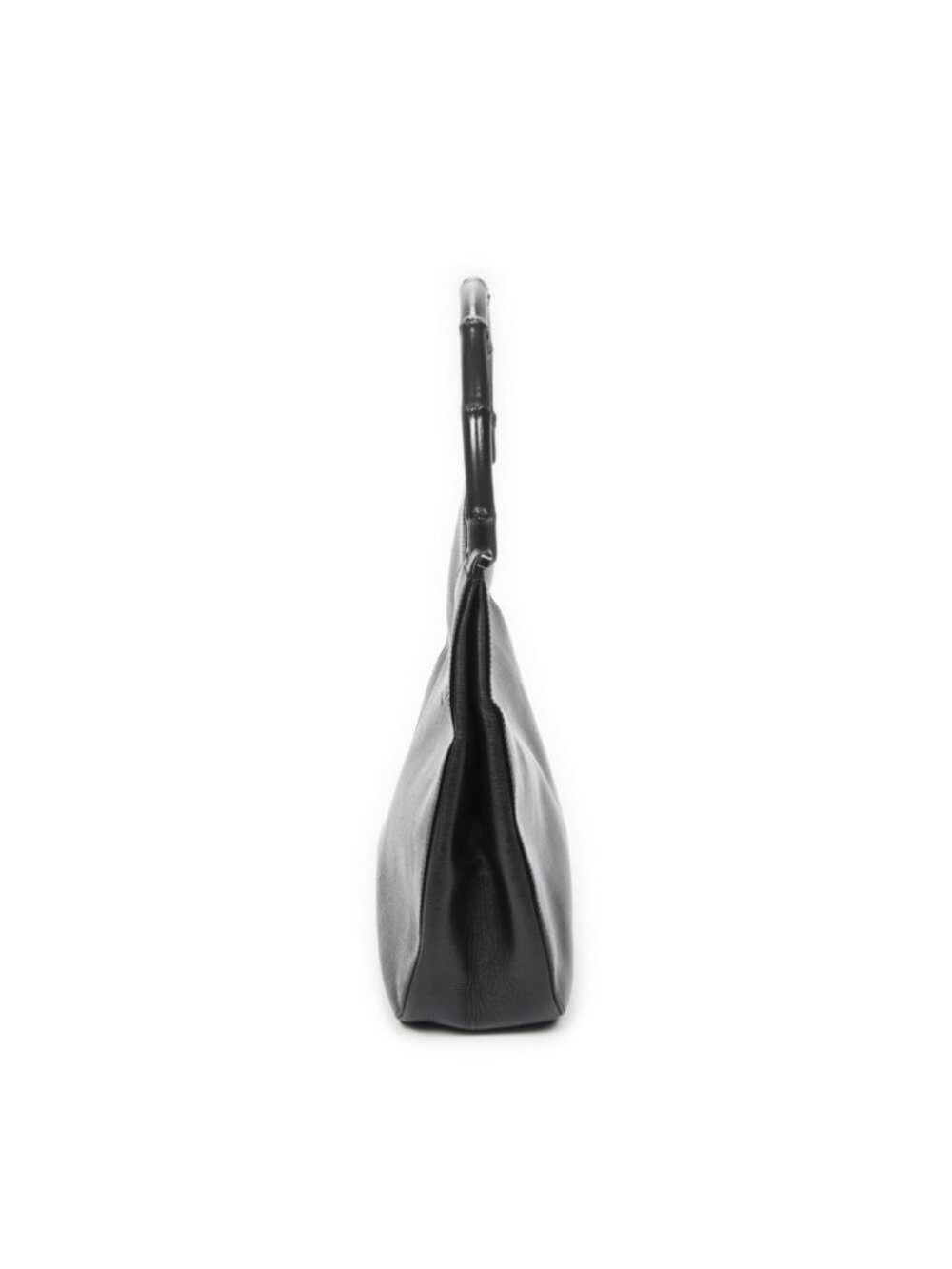 Gucci Bamboo Hobo Black Texture Leather - Picture 3 of 10